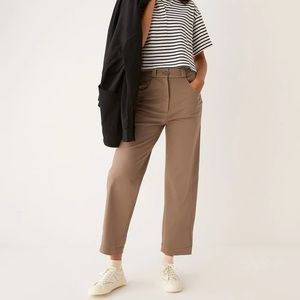(Olive green) High Waist Pant - Frank and Oak